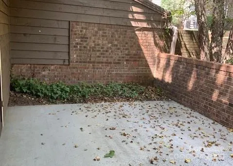 a view of a pathway of a house