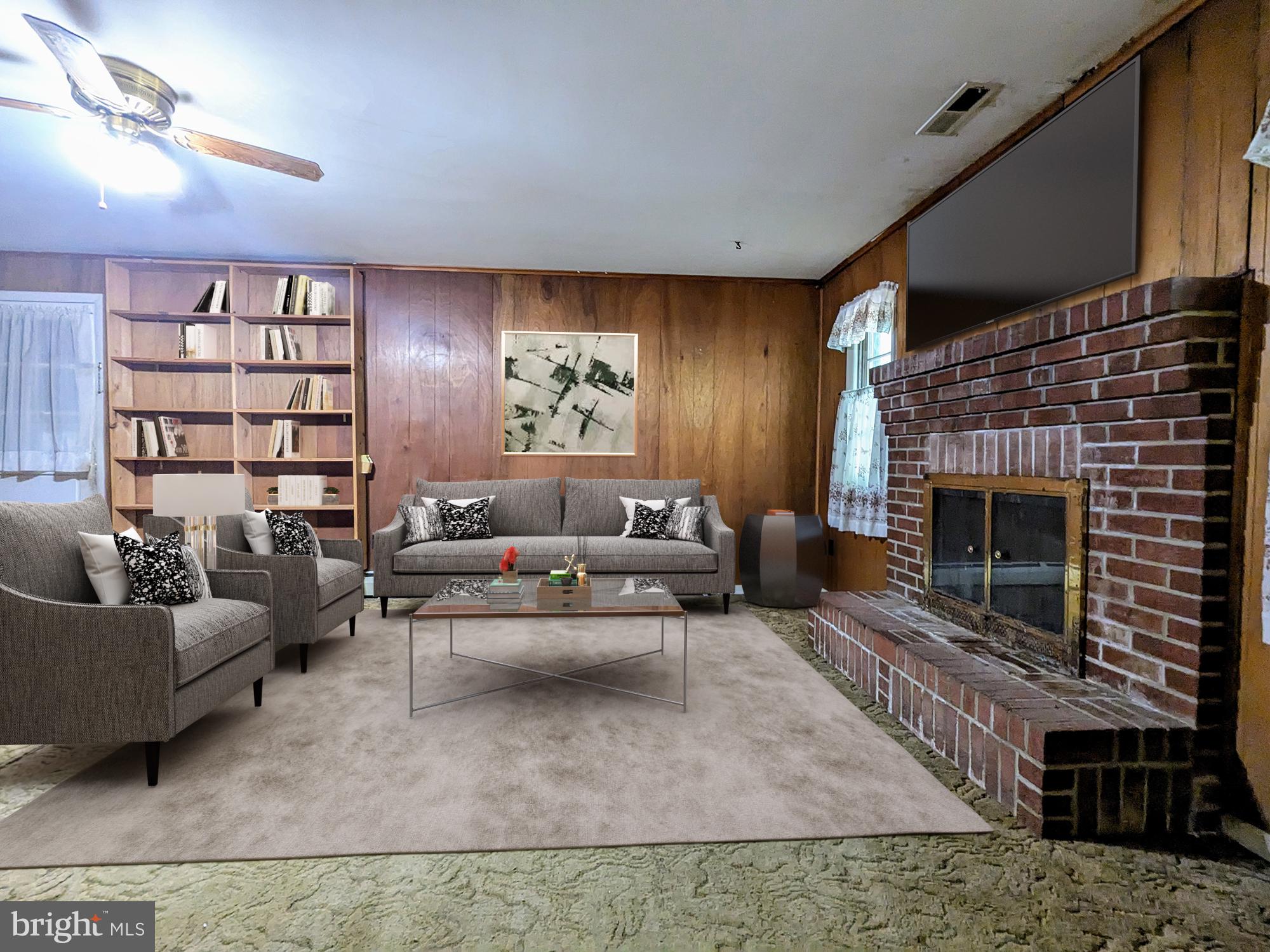 43658 Redmond Road Leonardtown, MD 20650 - Photo 4 of 16 Family Room with Fireplace