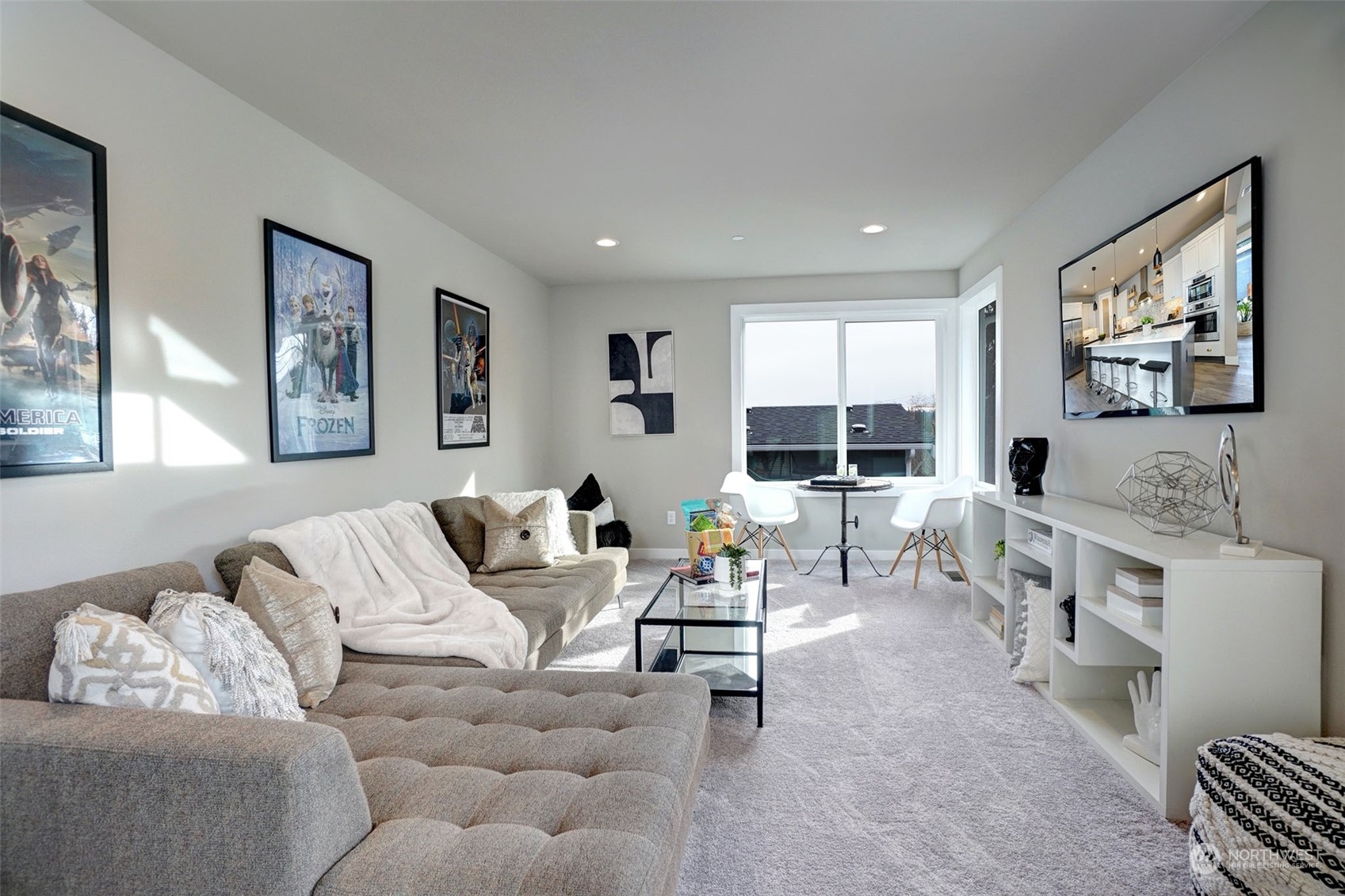 18146 94th Avenue Northeast Bothell, WA 98011 - Photo 21 of 37 a living room with furniture and a large window