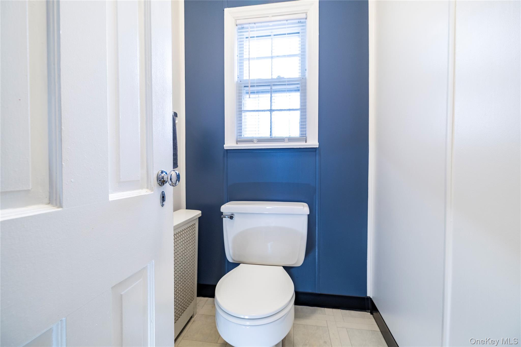 135 Chestnut Street Lynbrook, NY 11563 - Photo 10 of 18 a white toilet sitting in a bathroom next to a window