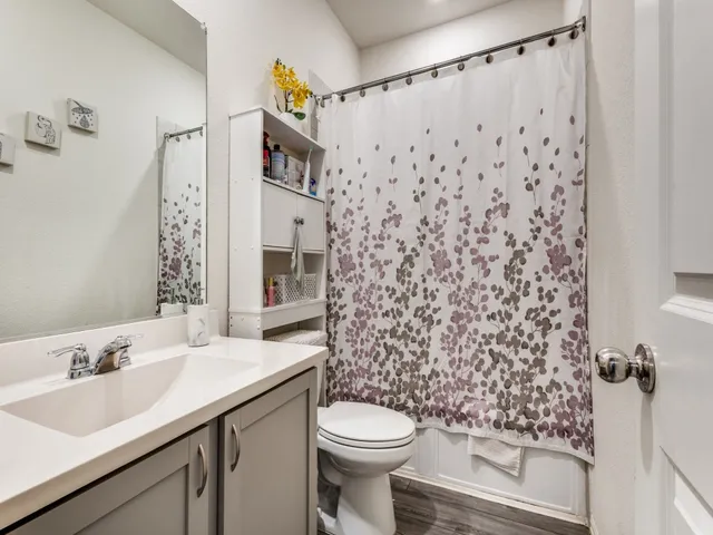 a bathroom with a sink and a toilet