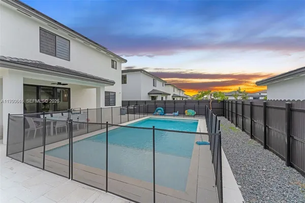 a view of a terrace with sitting area