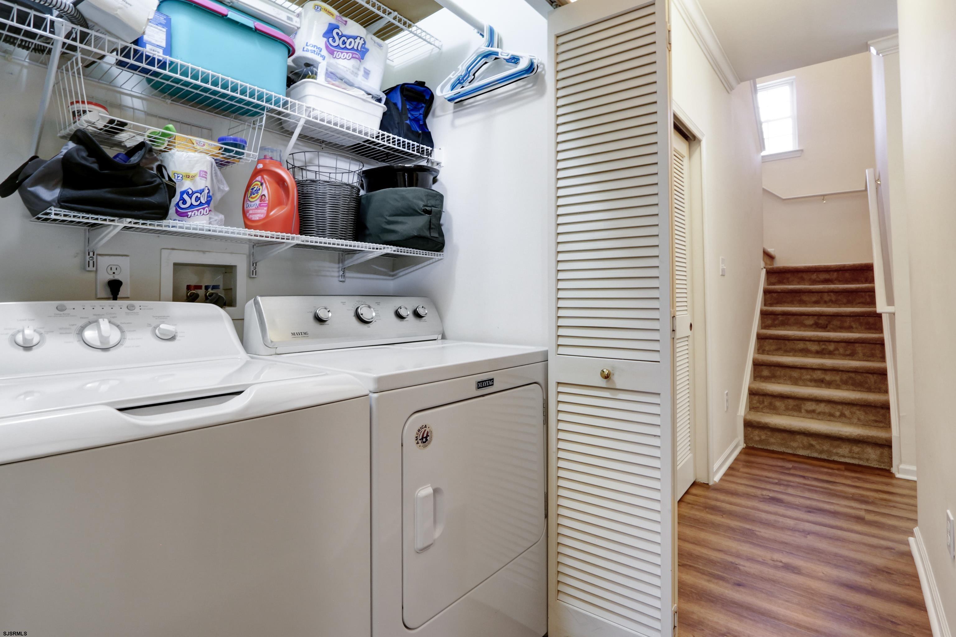 48 Gasko Road Mays Landing, NJ 08330 - Photo 11 of 30 a utility room with dryer and washer