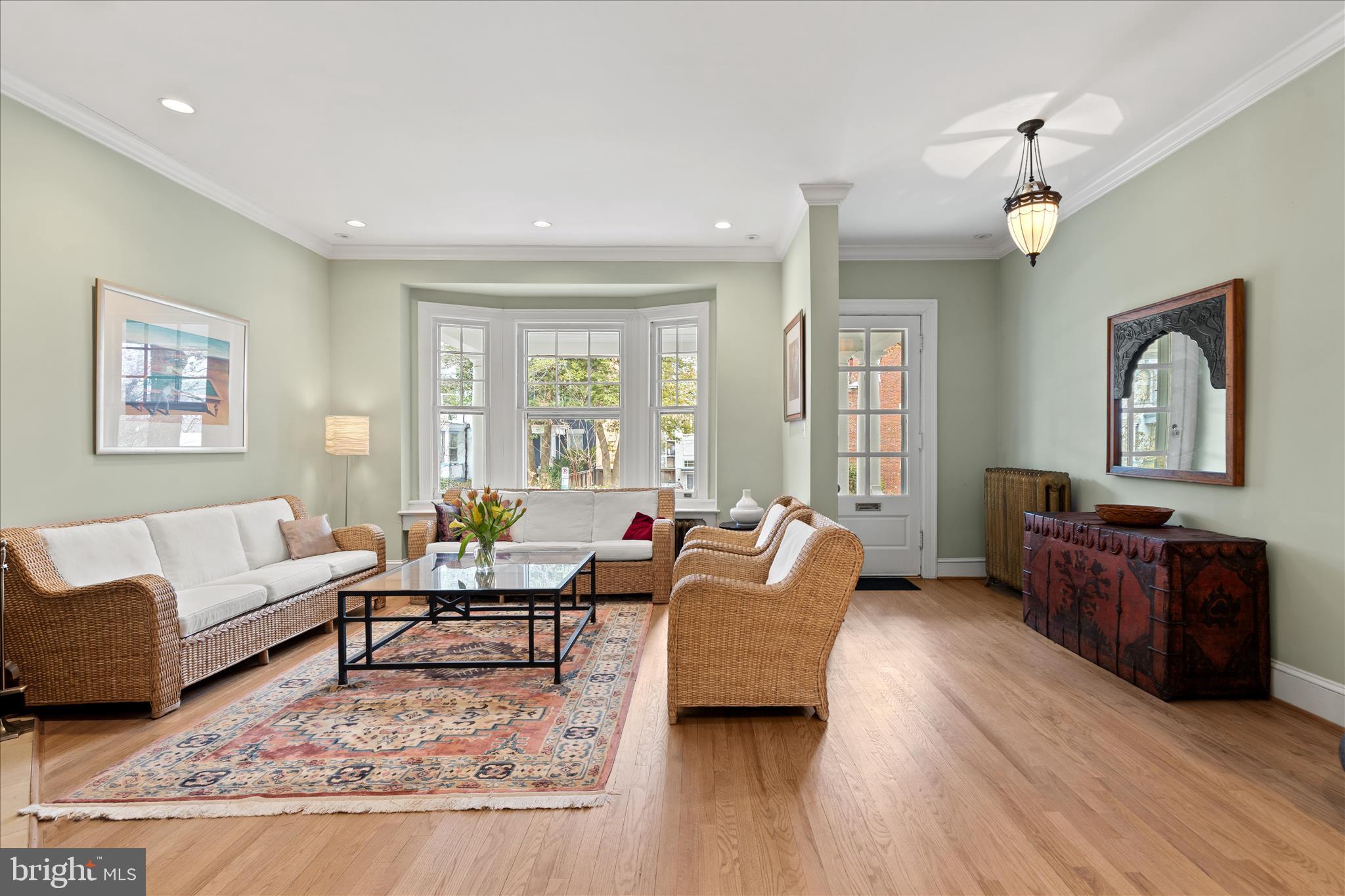 2816 27th Street Northwest Washington, DC 20008 - Photo 2 of 81 a living room with furniture and wooden floor