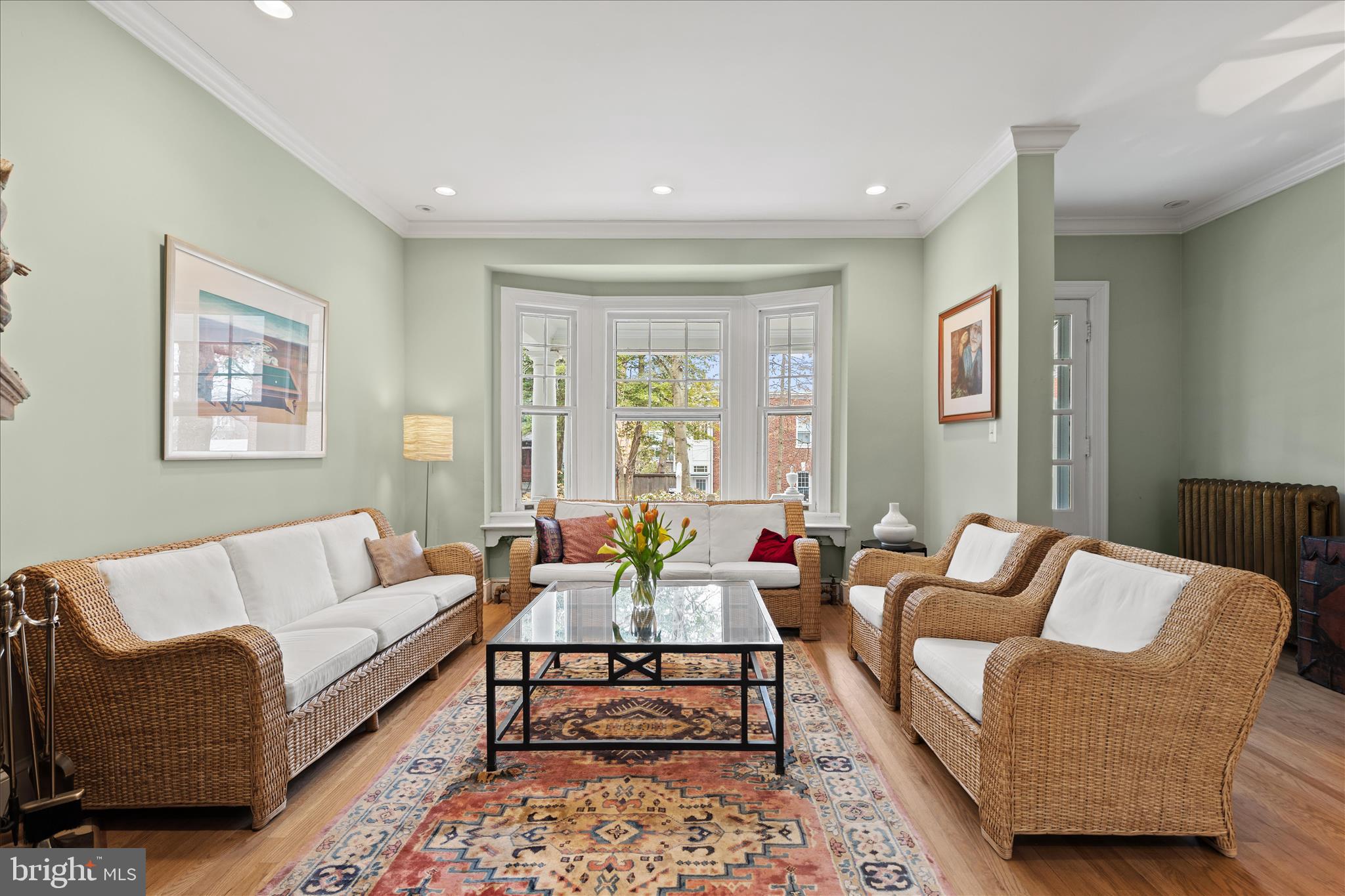 2816 27th Street Northwest Washington, DC 20008 - Photo 5 of 81 a living room with furniture and a large window