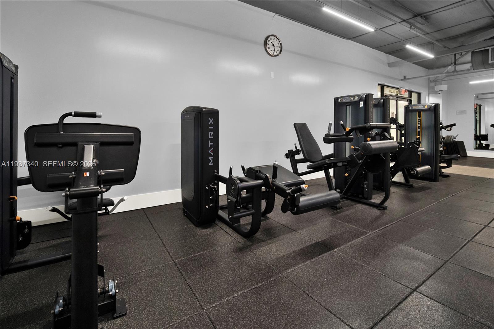 1901 Brickell Avenue, Unit B711 Miami, FL 33129 - Photo 34 of 41 a view of a room with gym equipment