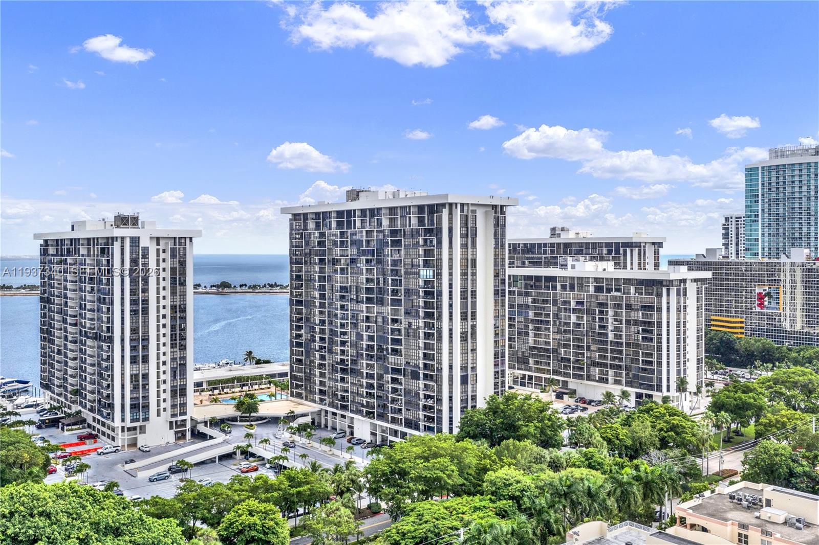 1901 Brickell Avenue, Unit B711 Miami, FL 33129 - Photo 38 of 41 a view of a city with tall buildings