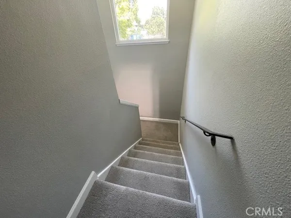 a view of entryway with stairs