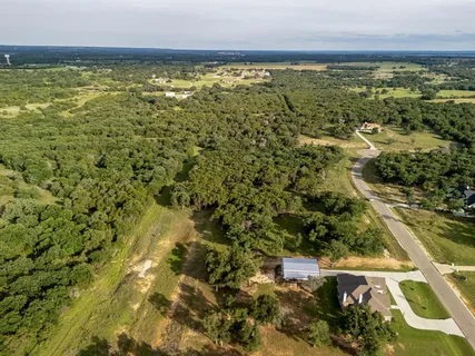 a view of a green yard
