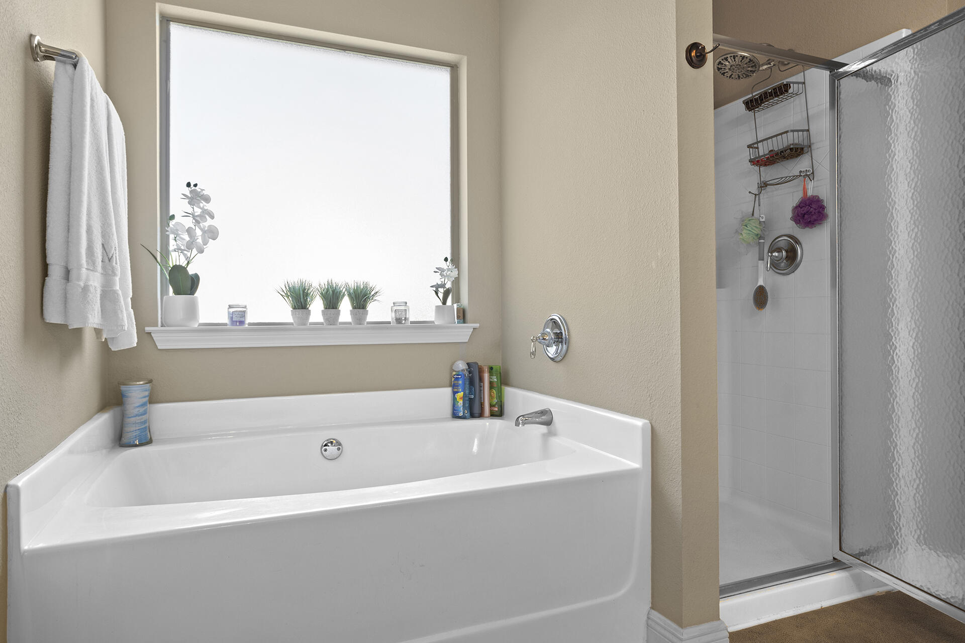 137 Old Ferry Road Santa Rosa Beach, FL 32459 - Photo 20 of 38 a bathroom with a bathtub and a shower