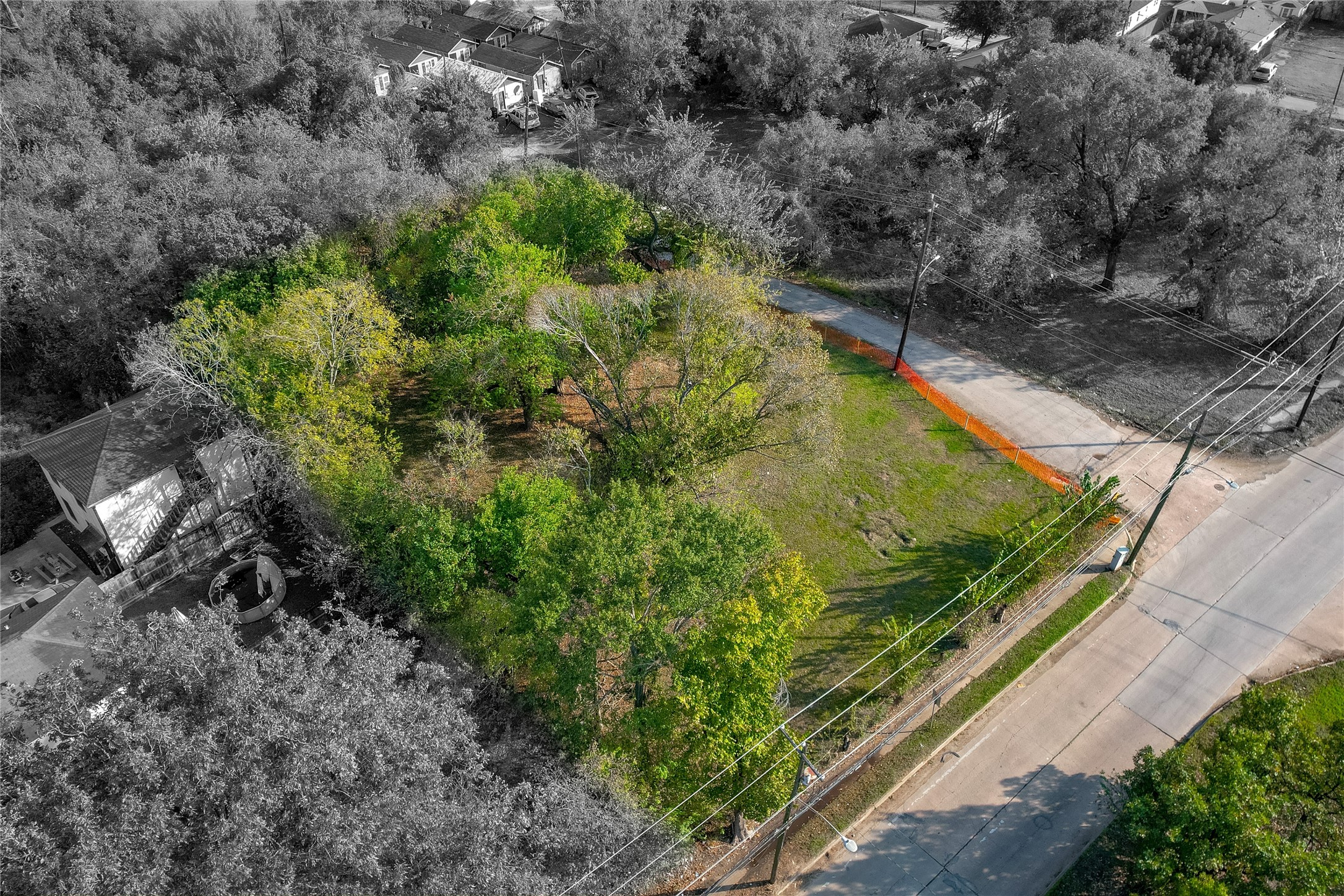 4405 Hare Street Houston, TX 77020 - Photo 15 of 17 a view of a backyard with plants