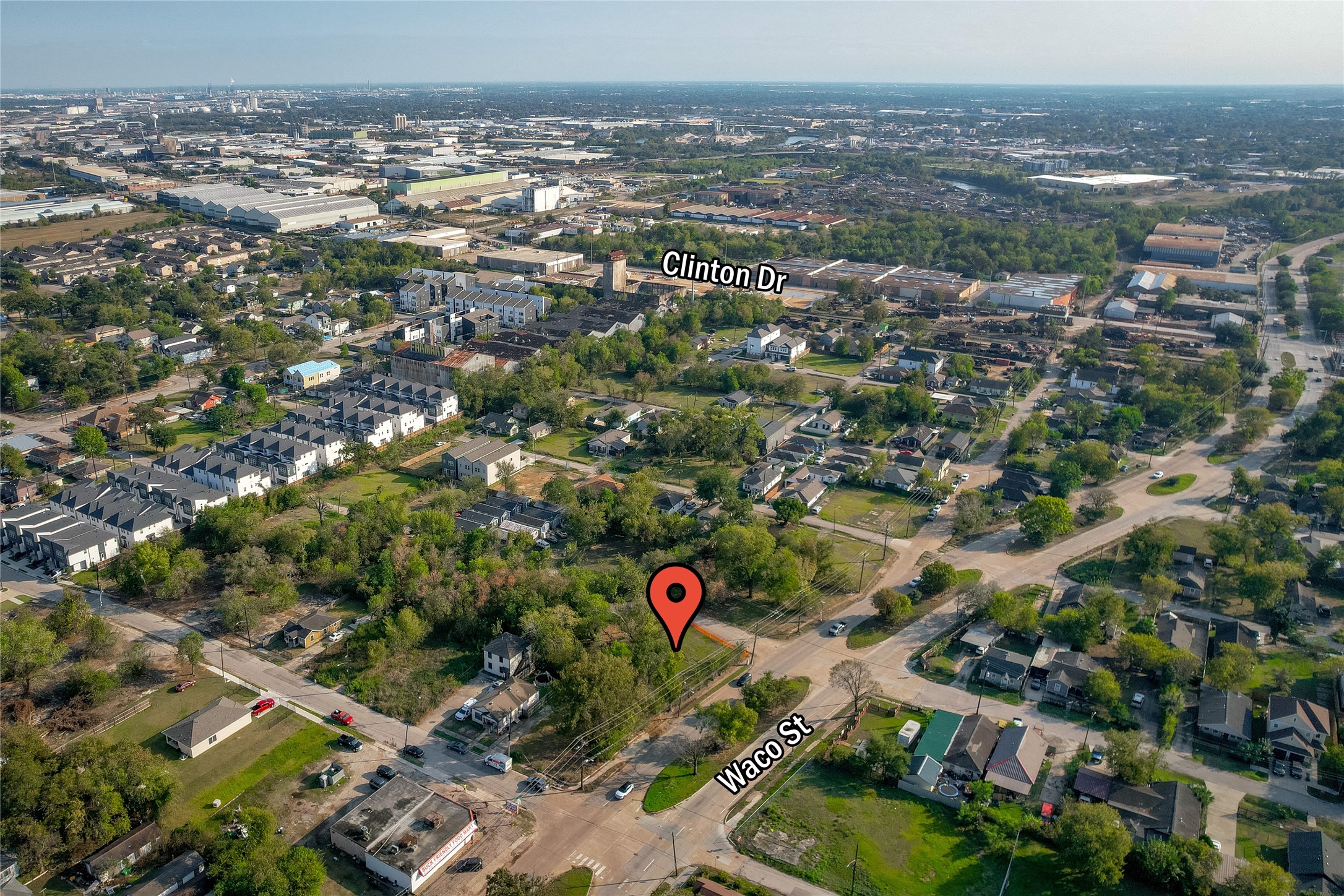 4405 Hare Street Houston, TX 77020 - Photo 7 of 17 an aerial view of house with yard