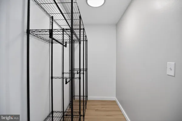 a view of a storage & utility room