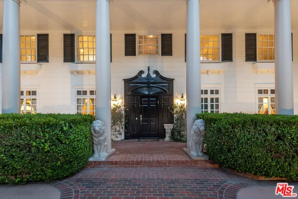a front view of a house with entryway
