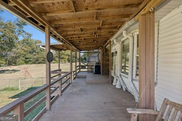 a view of a backyard of a house