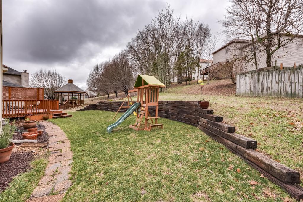 Back yard private most of year and great for kids
