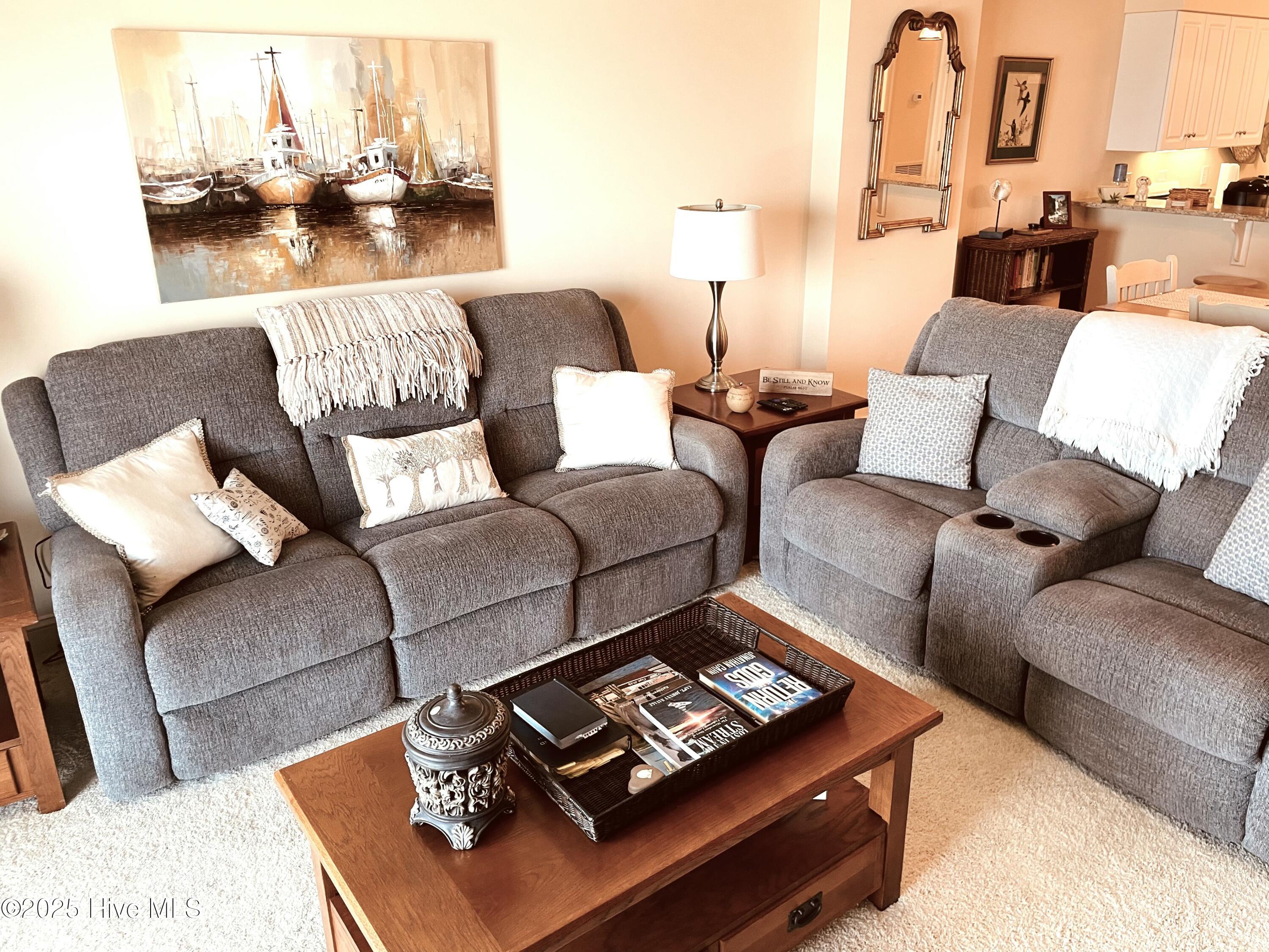 1550 Salter Path Road, Unit 209 Indian Beach, NC 28512 - Photo 14 of 43 LIVING ROOM