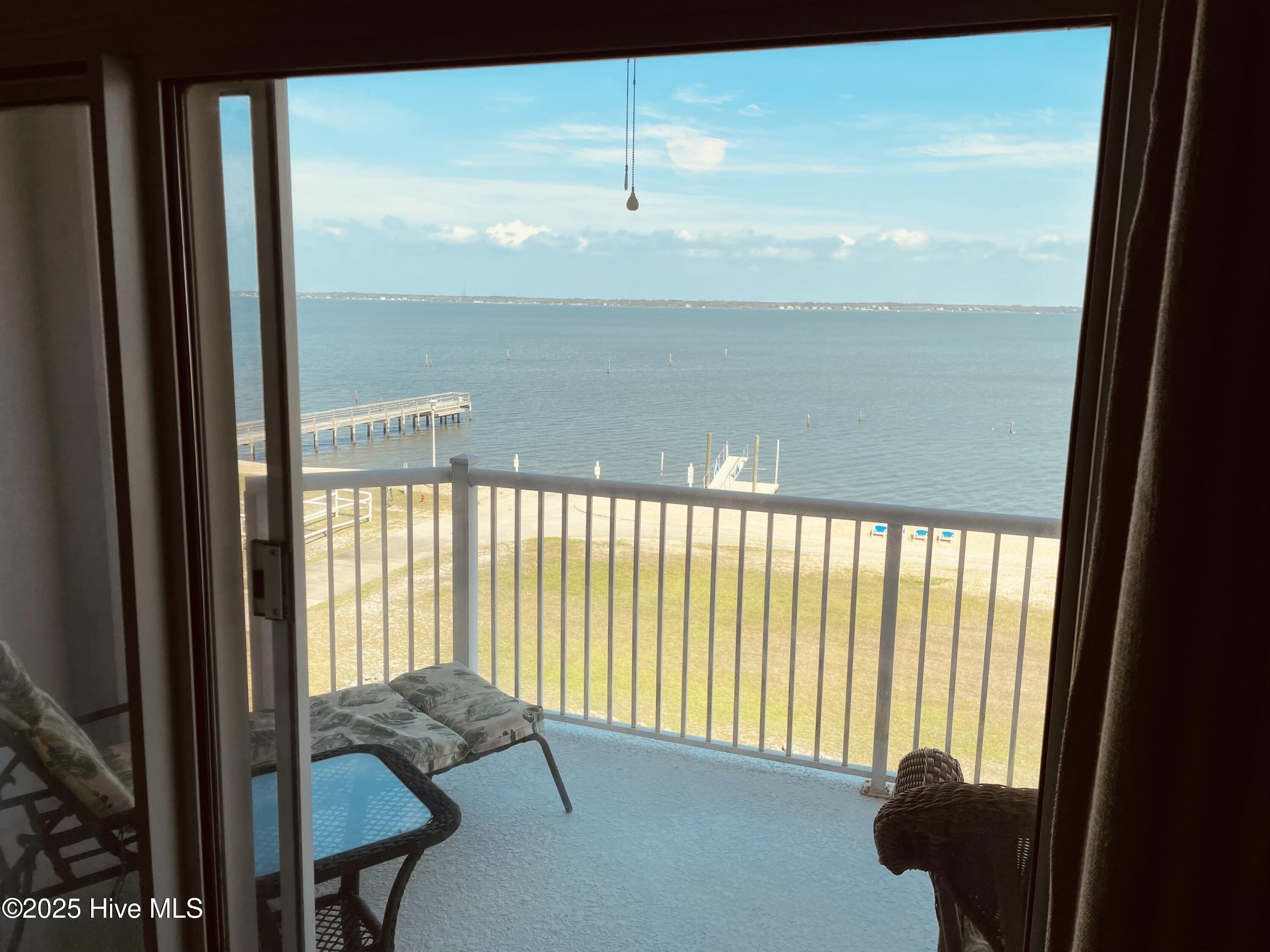 1550 Salter Path Road, Unit 209 Indian Beach, NC 28512 - Photo 25 of 43 VIEW FROM MAIN BEDROOM WINDOW
