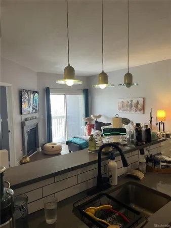 a view of a livingroom with furniture and a livingroom