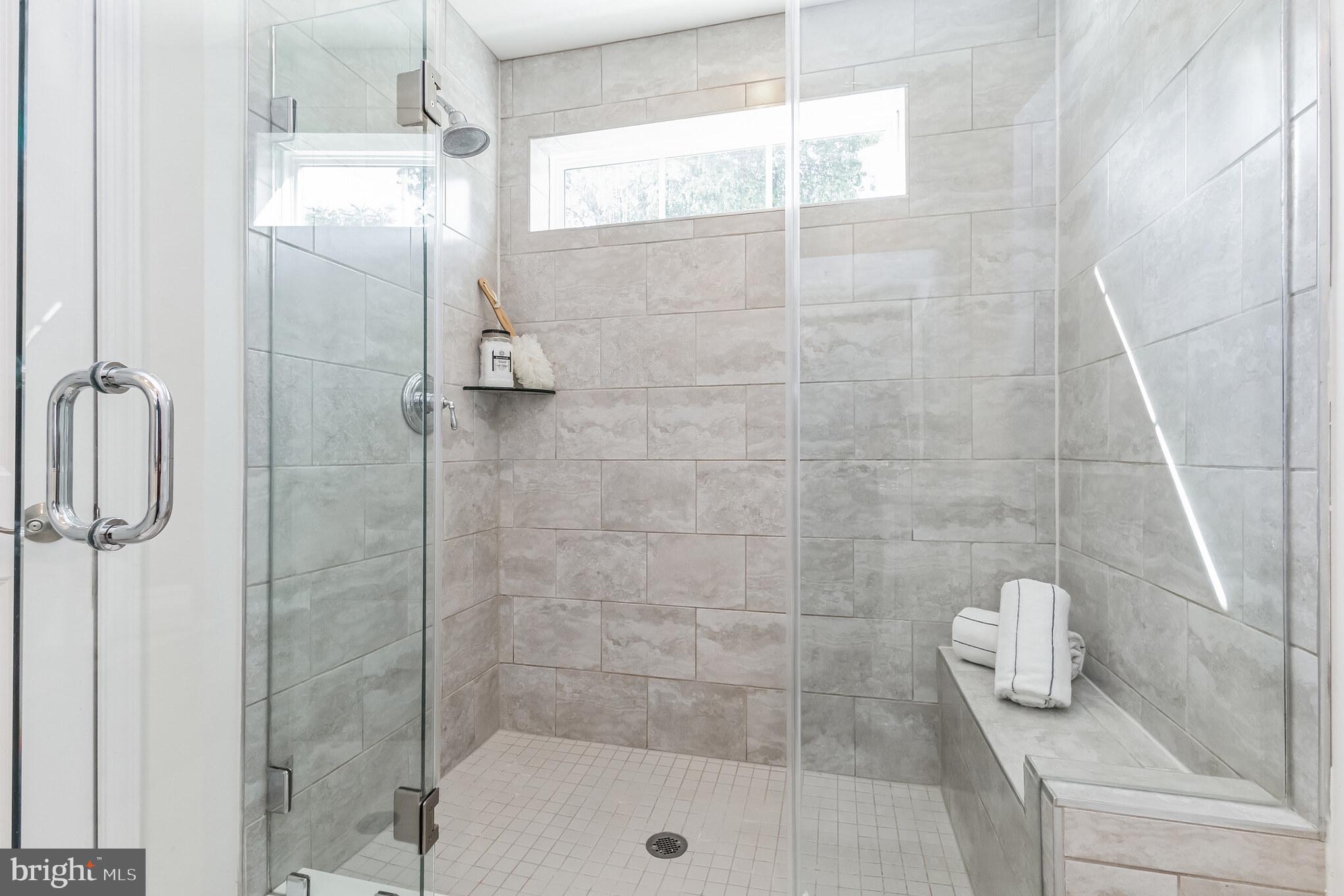 5610 Scott Ridge Place Frederick, MD 21704 - Photo 16 of 28 Sizable Primary Shower with Seat