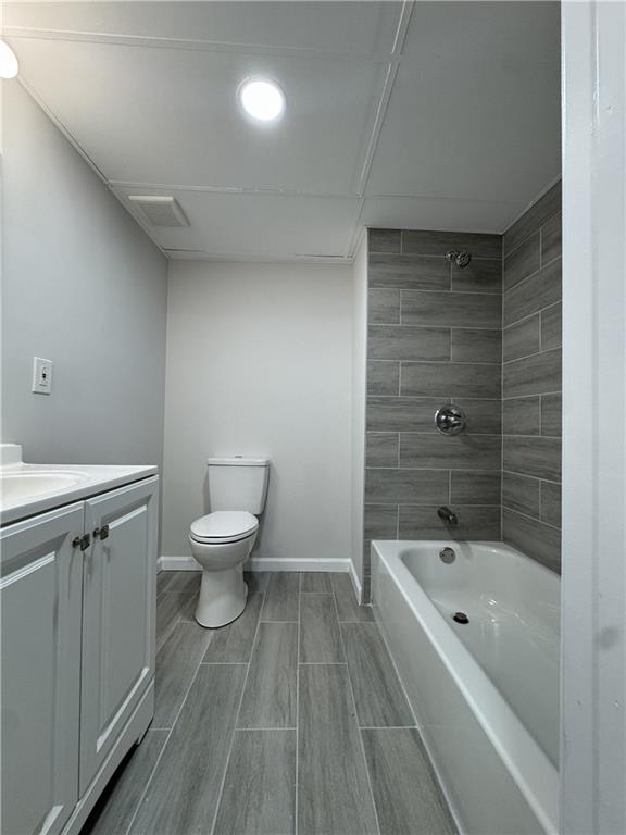 3489 Creighton Road Southwest Atlanta, GA 30331 - Photo 46 of 53 a bathroom with a toilet and a shower