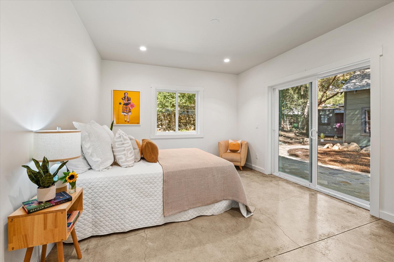 3541 Thacher Road Ojai, CA 93023 - Photo 12 of 50 a bedroom with a large bed and a window