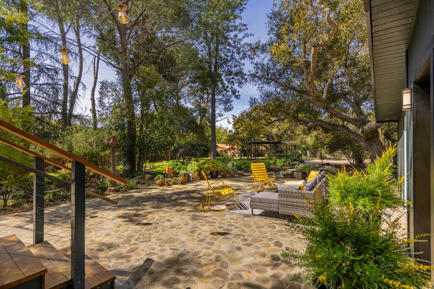 3541 Thacher Road Ojai, CA 93023 - Photo 25 of 50 a view of a yard with pathway