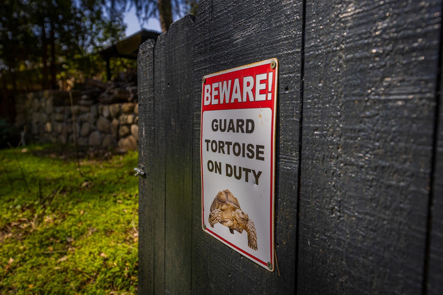 3541 Thacher Road Ojai, CA 93023 - Photo 41 of 50 a sign that is on a brick wall