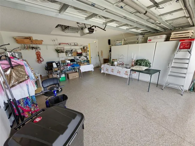 a view of a dining area with furniture