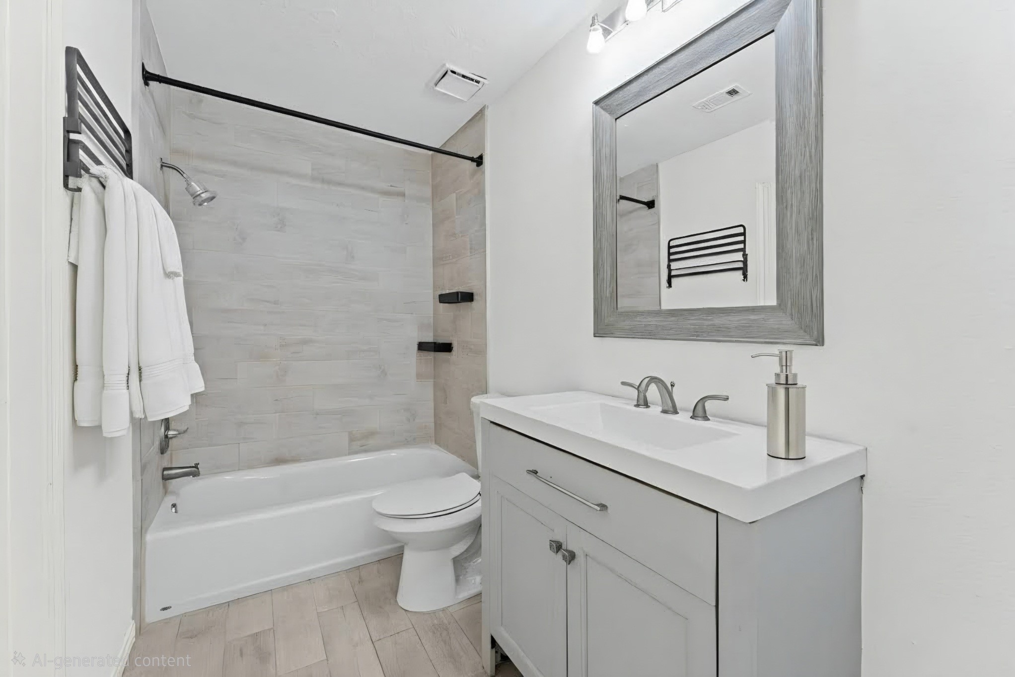 7810 Poitiers Drive Houston, TX 77071 - Photo 18 of 29 Connected full bath to the front bedroom. There's a second door in the hallway for guests & the other bedroom.