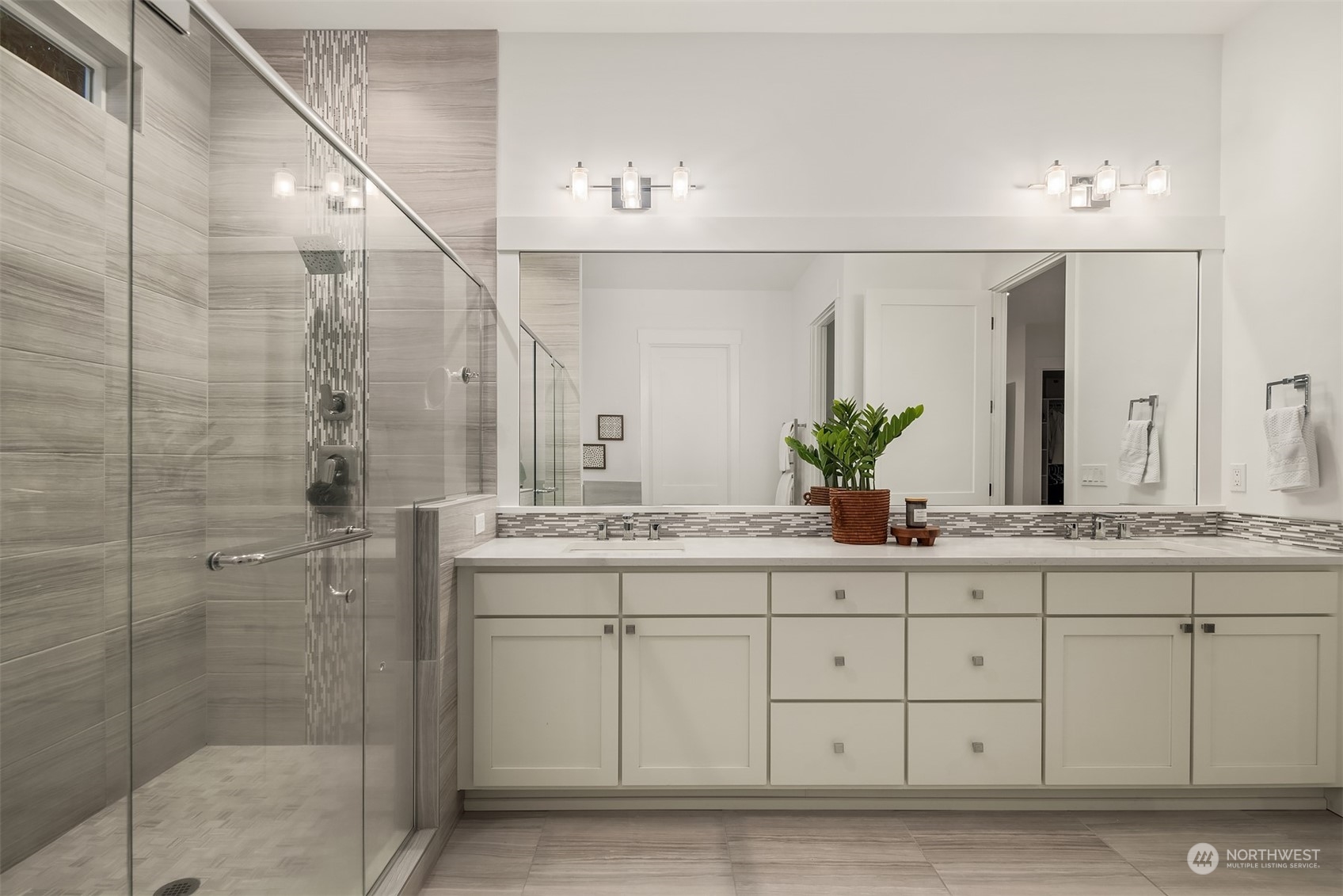 36234 Southeast Fish Hatchery Road Fall City, WA 98024 - Photo 17 of 40 a bathroom with a sink and a mirror