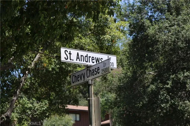 a street sign sitting on the side of a road