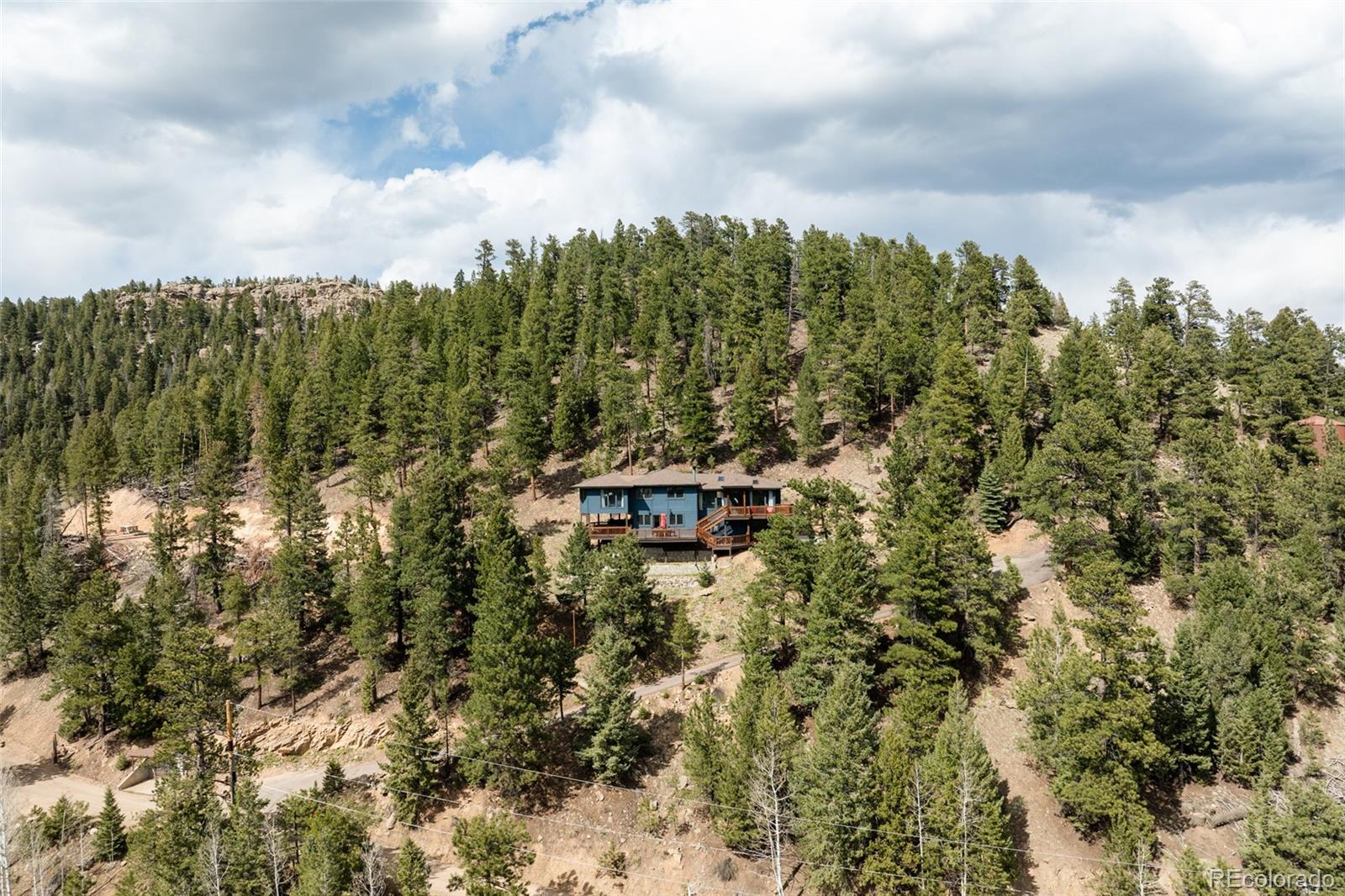 7290 Timber Trail Road Evergreen, CO 80439 - Photo 6 of 11 a view of a city