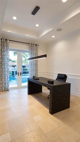 a view of an empty room