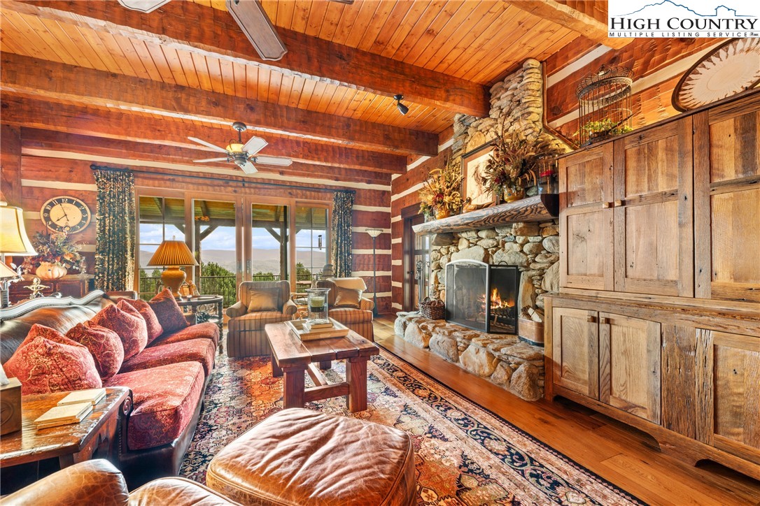 333 Windy Ridge Road Vilas, NC 28692 - Photo 11 of 46 a view of a living room with furniture