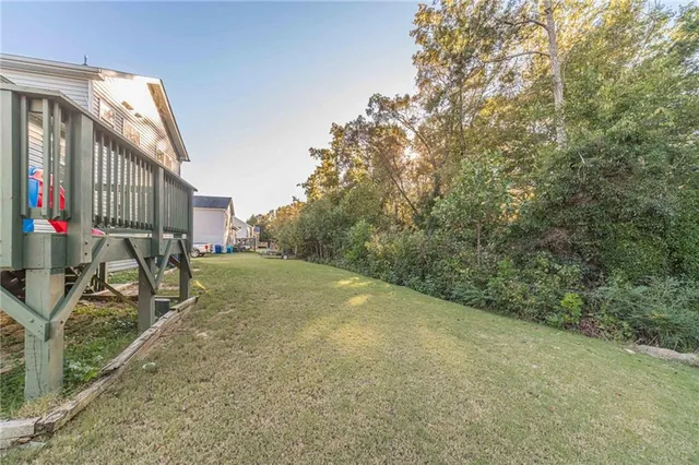 a view of outdoor space and yard