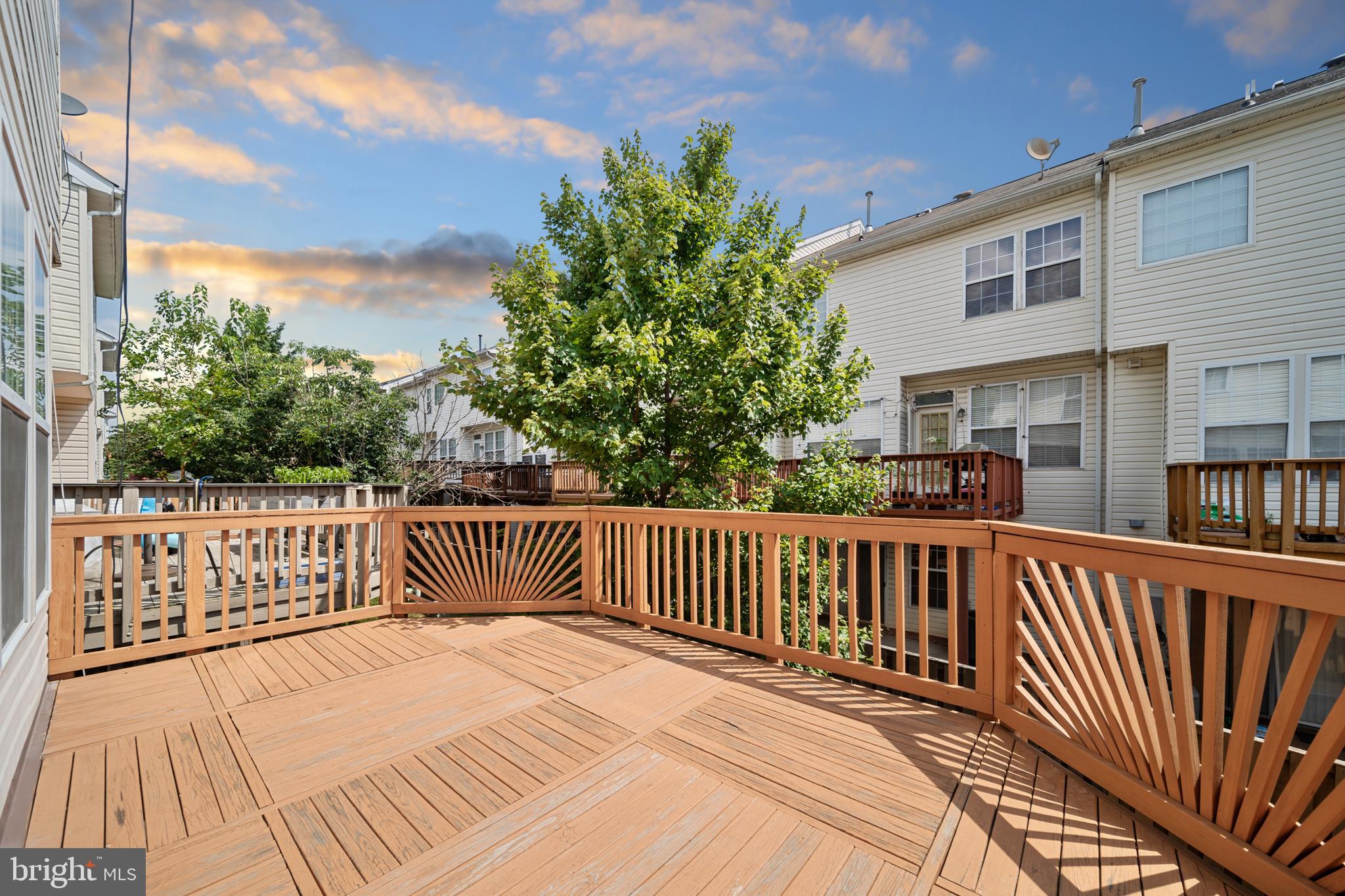 2631 Tarleton Corner Drive Herndon, VA 20171 - Photo 20 of 41 a view of a wooden roof deck