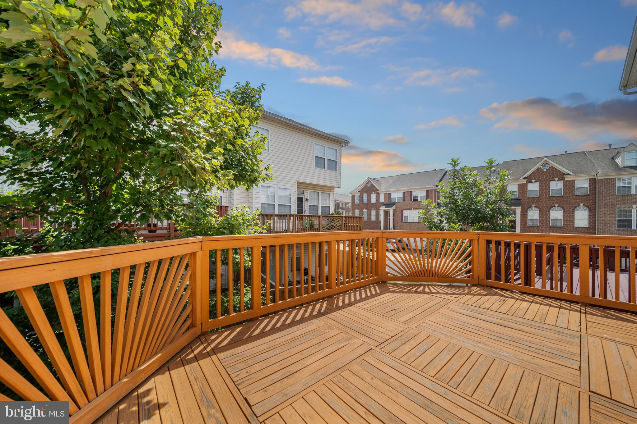 2631 Tarleton Corner Drive Herndon, VA 20171 - Photo 22 of 41 a view of balcony with wooden floor and fence