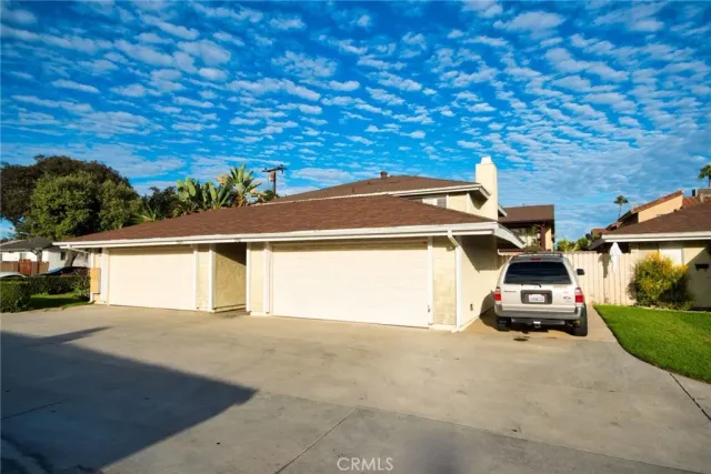 a car parked on the side of a road