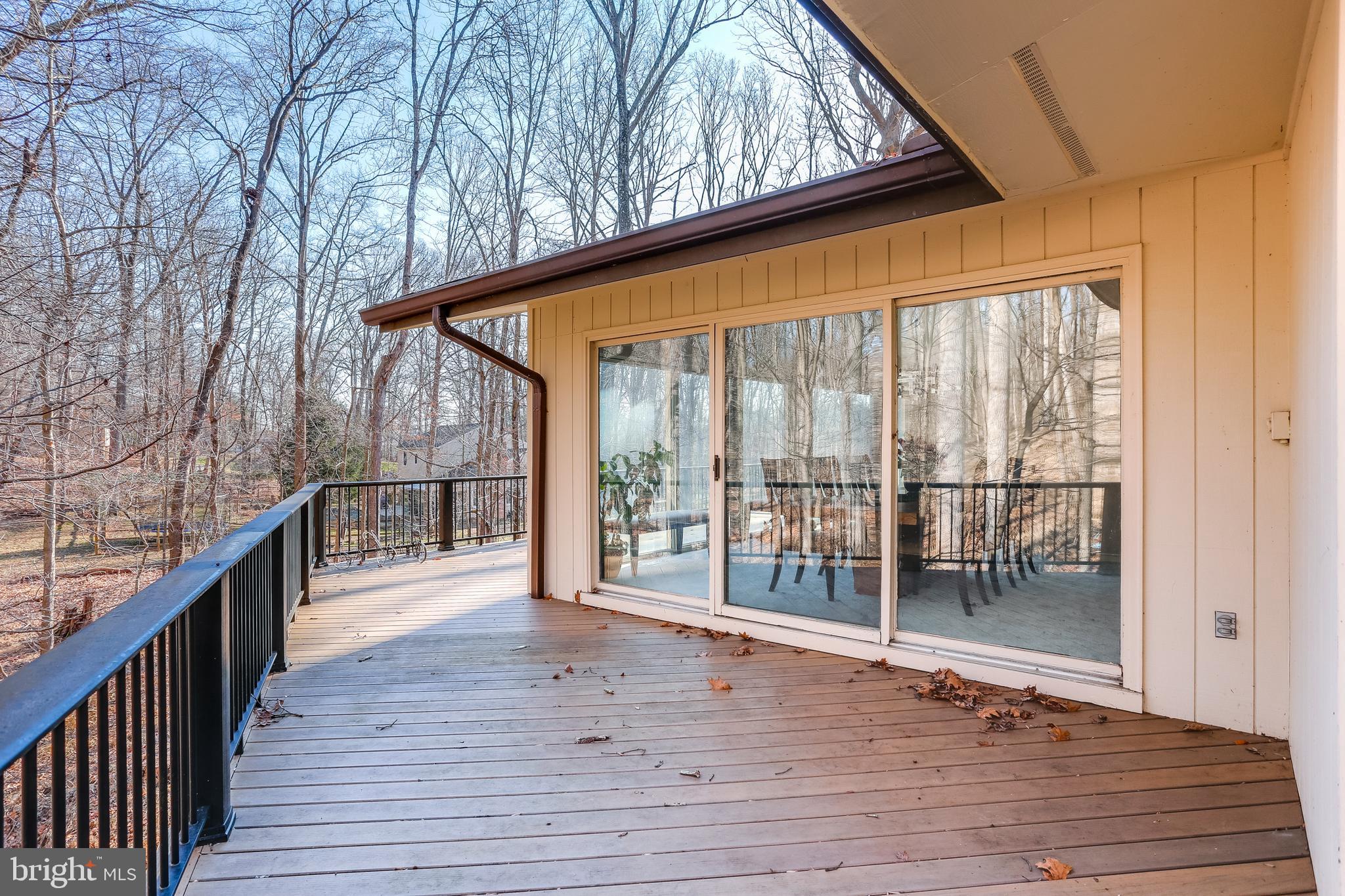 12302 Benson Branch Road Ellicott City, MD 21042 - Photo 35 of 43 Exterior Rear Upper Deck