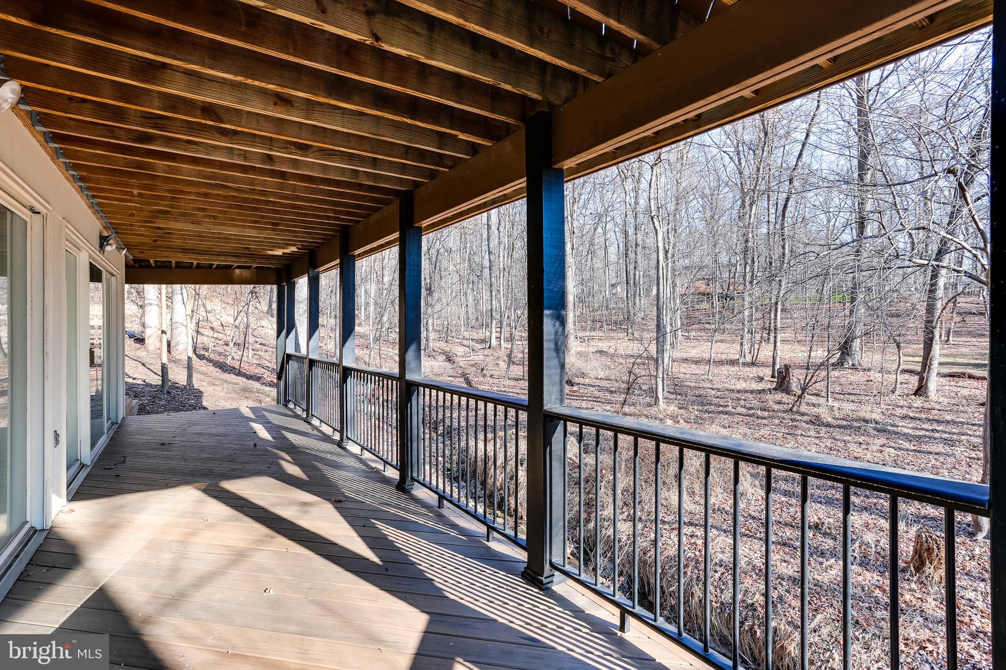 12302 Benson Branch Road Ellicott City, MD 21042 - Photo 38 of 43 Exterior Rear - Lower Deck