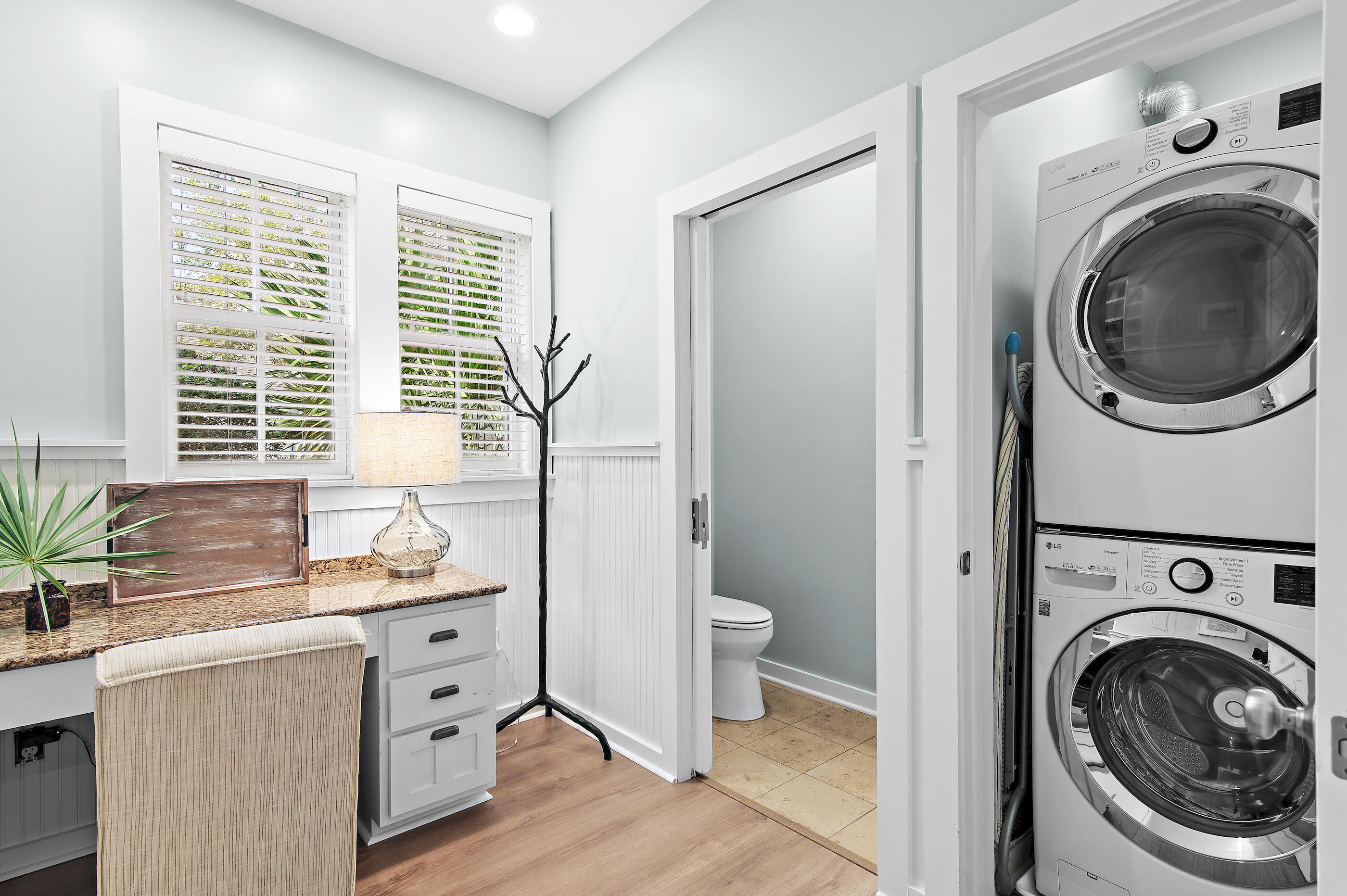 220 Salt Lane Inlet Beach, FL 32461 - Photo 15 of 39 a view of a bedroom with washer and dryer