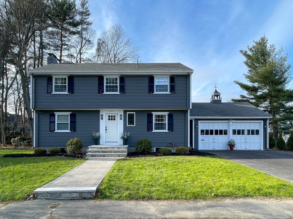93 Meadowbrook Road Needham, MA 02492 - Photo 34 of 34 a front view of a house with garden