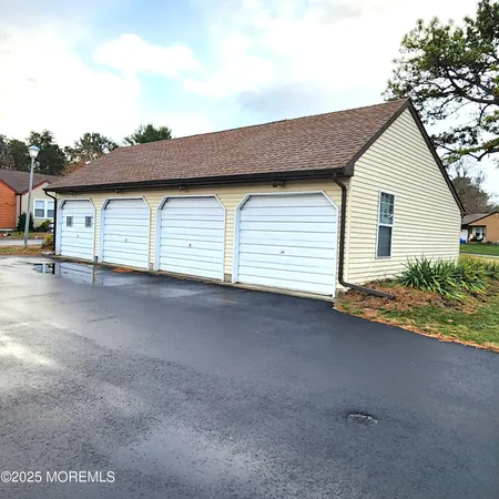 a view of a house with a garage