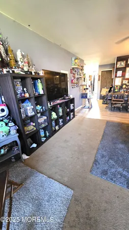 a living room filled with furniture