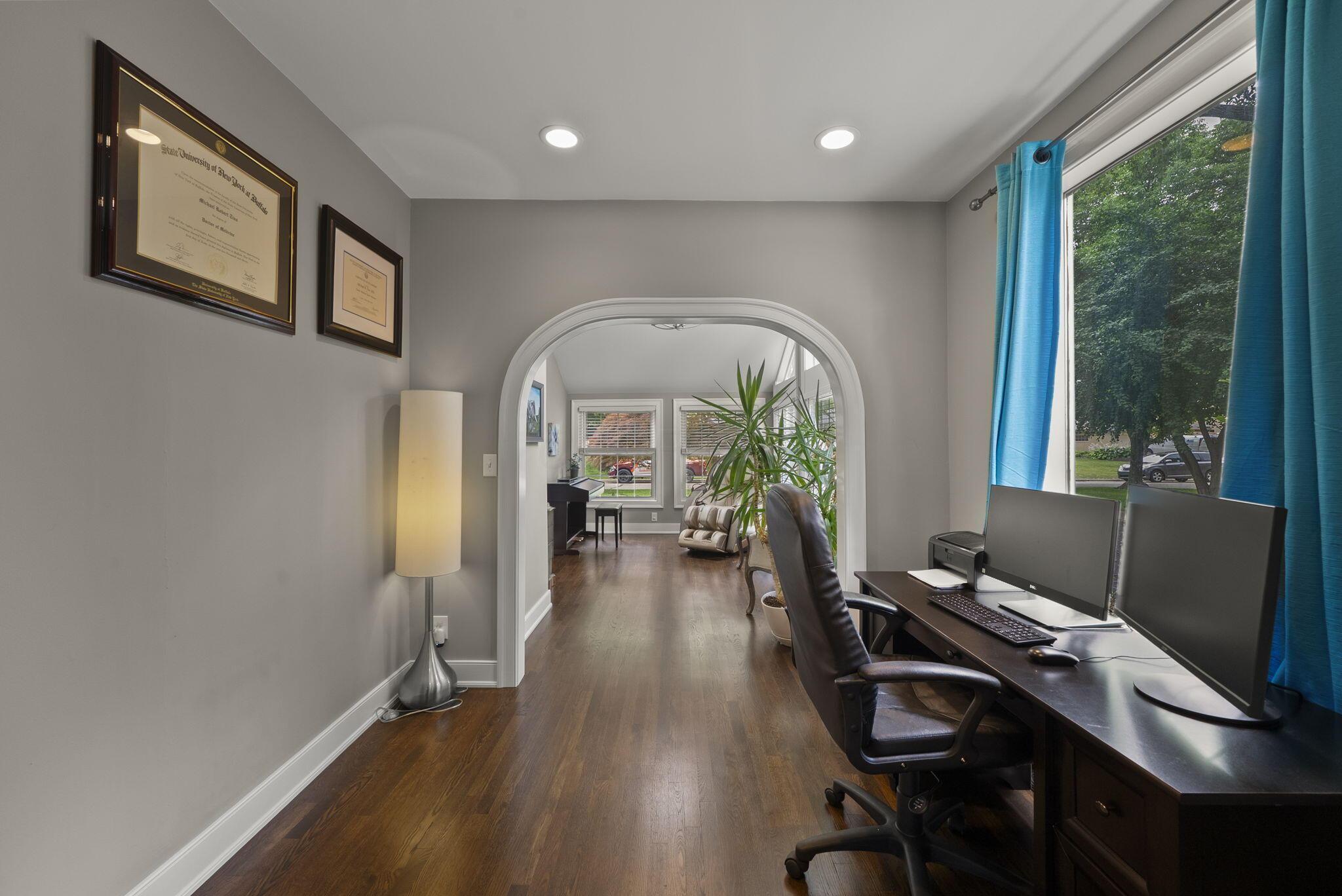 1851 Berkshire Road Columbus, OH 43221 - Photo 23 of 125 Flex space gallery, architectural detail and an abundance of light.