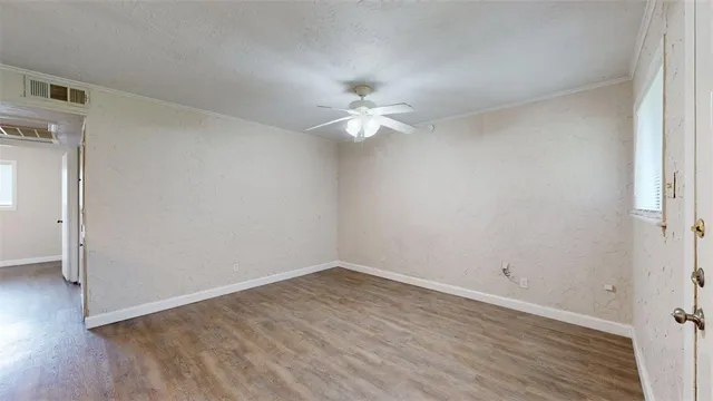 wooden floor in an empty room
