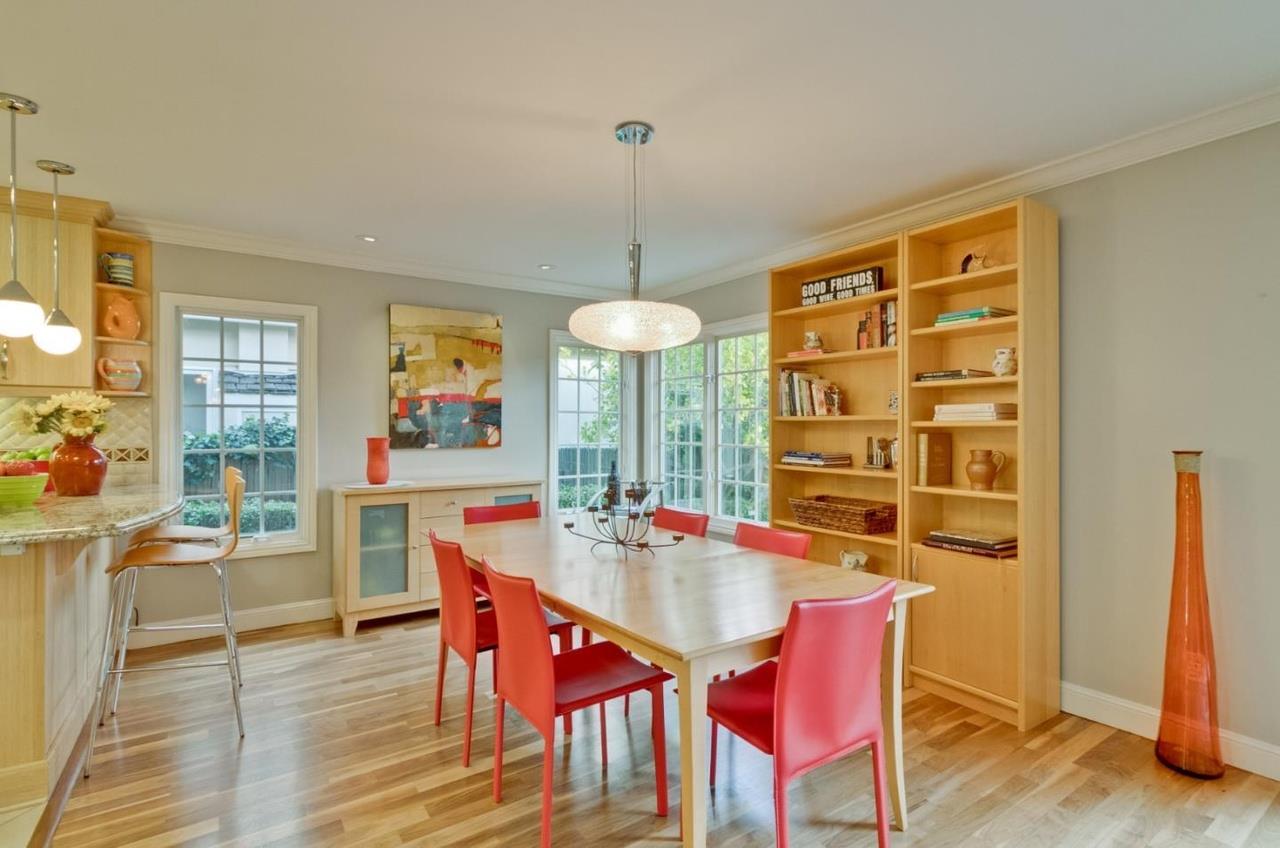 1909 Ray Drive Burlingame, CA 94010 - Photo 5 of 10 a dining room with furniture a floor to ceiling window and wooden floor