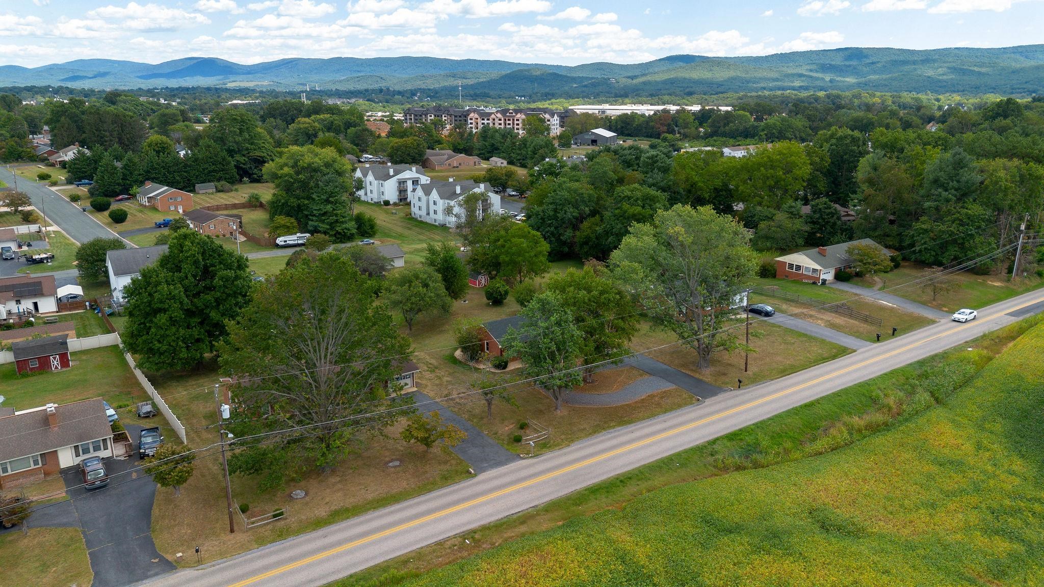 1064 Ladd Road Waynesboro, VA 22980 - Photo 42 of 51 an aerial view of residential houses with outdoor space and river