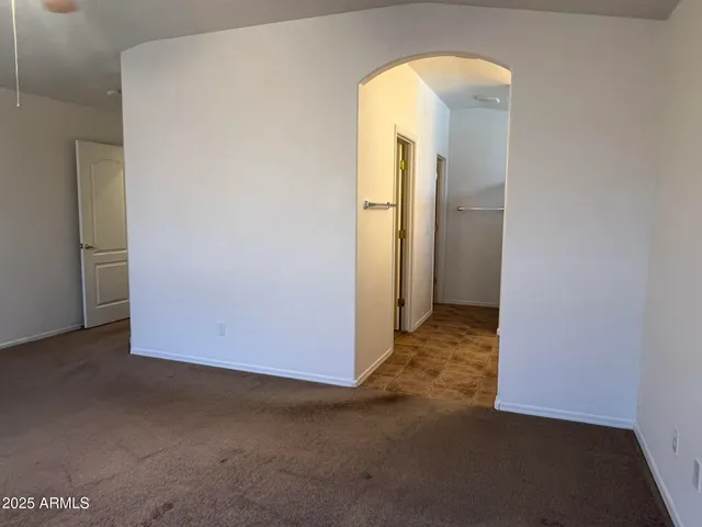 a view of a room with closet